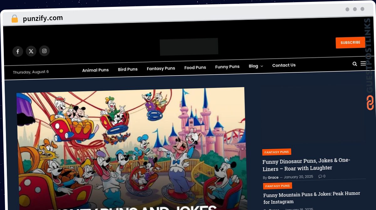 Publish Guest Post on punzify.com