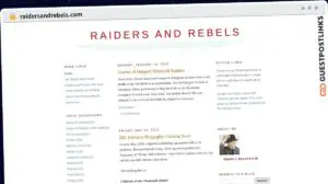Publish Guest Post on raidersandrebels.com