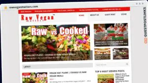 Publish Guest Post on rawveganmatters.com