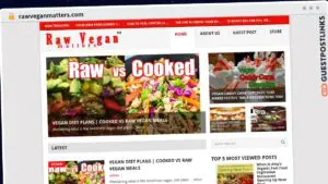 Publish Guest Post on rawveganmatters.com