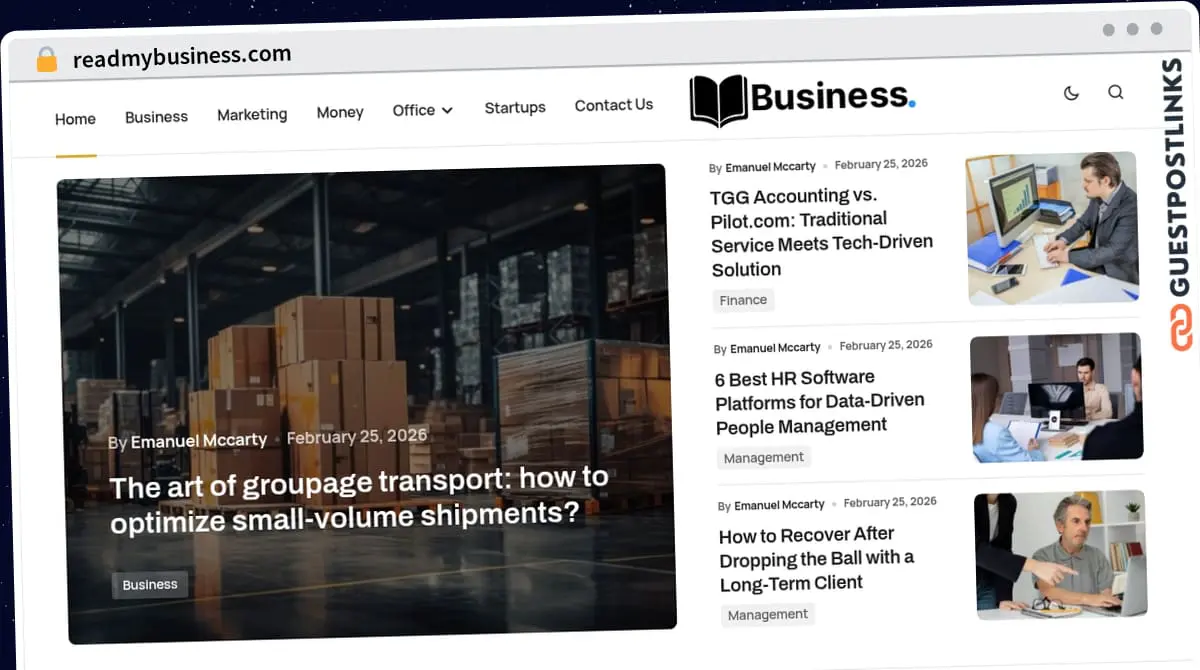 Publish Guest Post on readmybusiness.com
