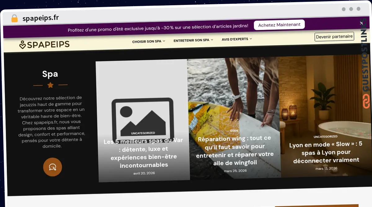Publish Guest Post on spapeips.fr