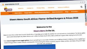 Publish Guest Post on steersmenus.co.za