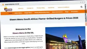 Publish Guest Post on steersmenus.co.za