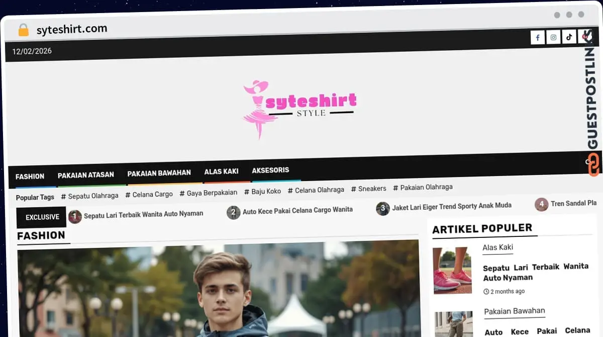 Publish Guest Post on syteshirt.com