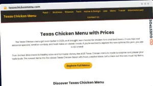 Publish Guest Post on texaschickenmenu.com