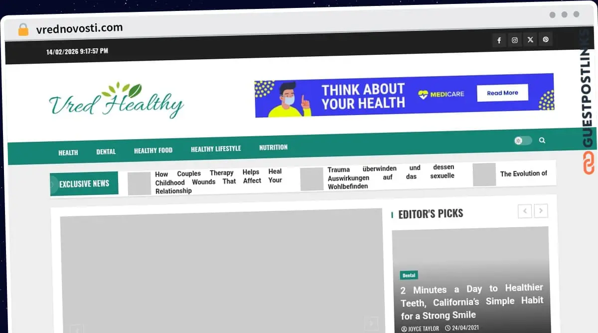 Publish Guest Post on vrednovosti.com