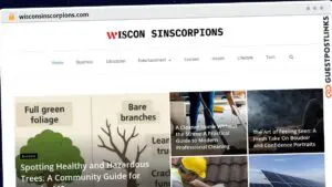 Publish Guest Post on wisconsinscorpions.com