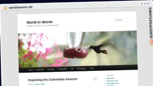 Publish Guest Post on worldinwords.net
