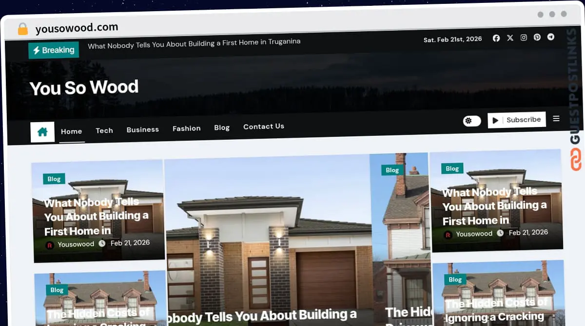 Publish Guest Post on yousowood.com