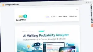 Publish Guest Post on zerogpttool.com