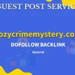 Buy Guest Post on cozycrimemystery.com