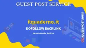 Buy Guest Post on ilquaderno.it