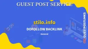 Buy Guest Post on stilo.info