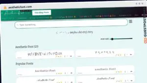 Publish Guest Post on aestheticfont.com