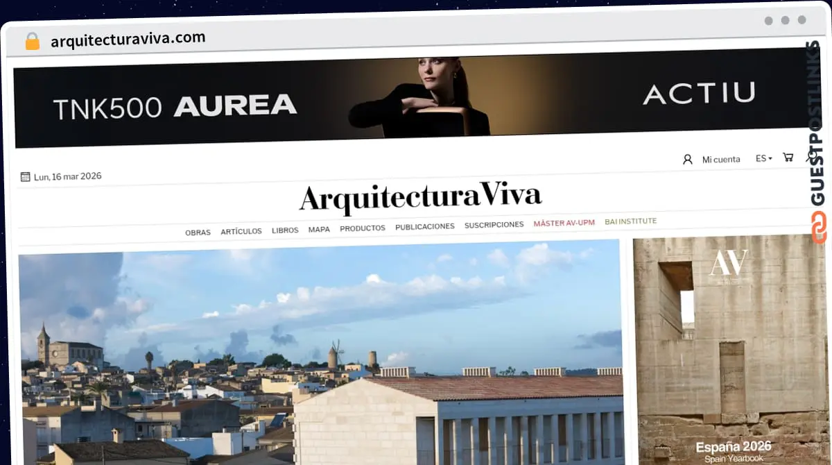 Publish Guest Post on arquitecturaviva.com