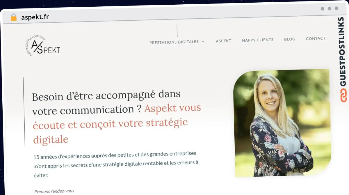 Publish Guest Post on aspekt.fr