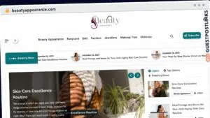 Publish Guest Post on beautyappearance.com