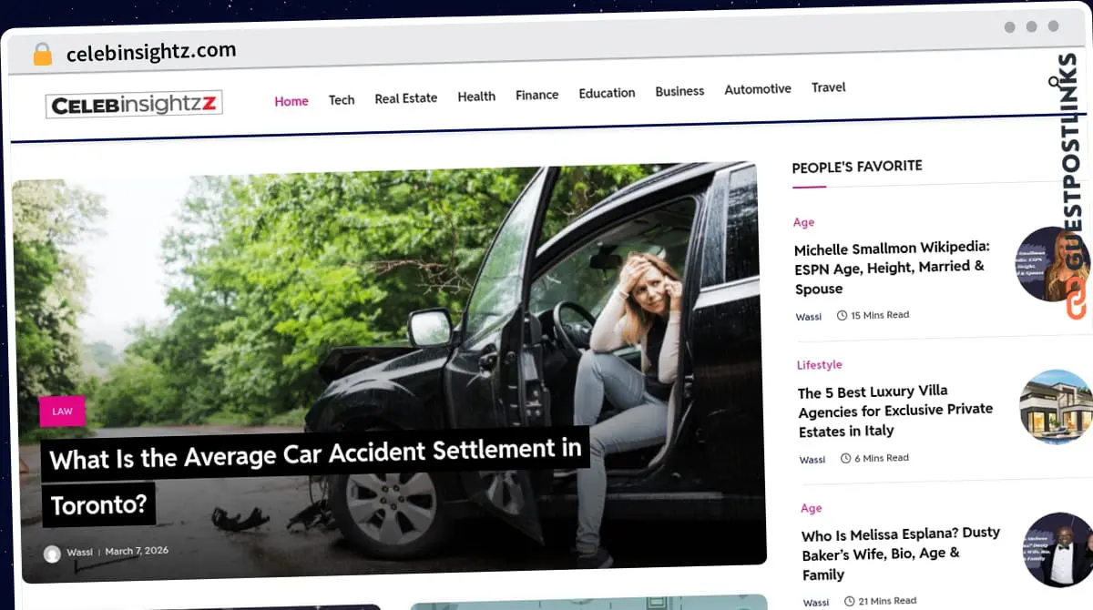 Publish Guest Post on celebinsightz.com