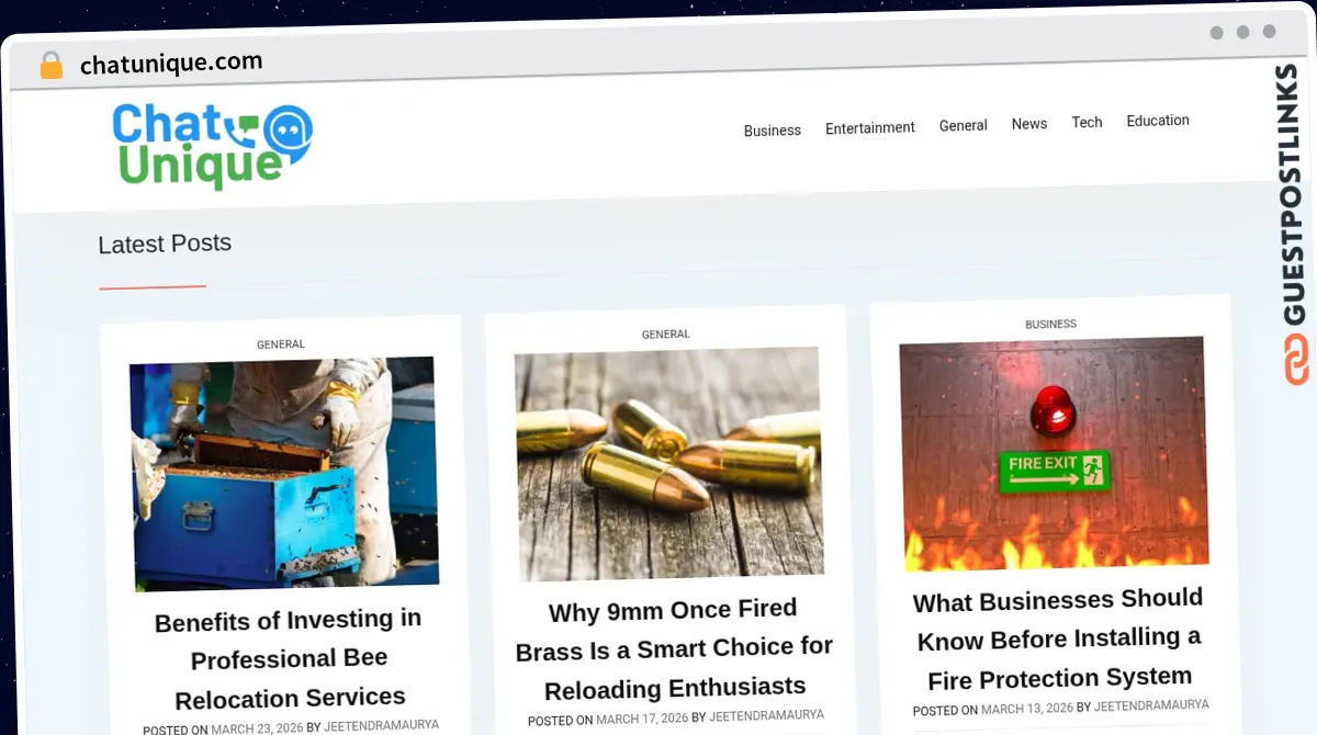 Publish Guest Post on chatunique.com
