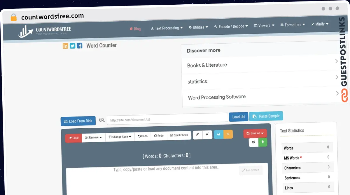 Publish Guest Post on countwordsfree.com