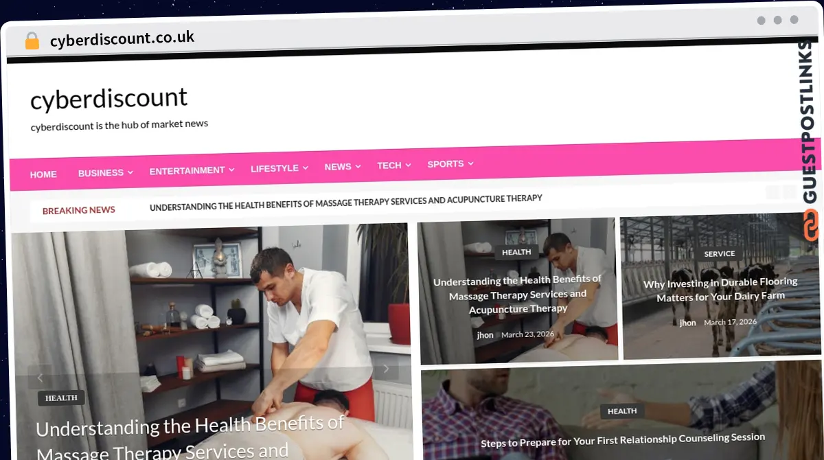 Publish Guest Post on cyberdiscount.co.uk