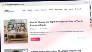 Publish Guest Post on dailyopeninghours.com