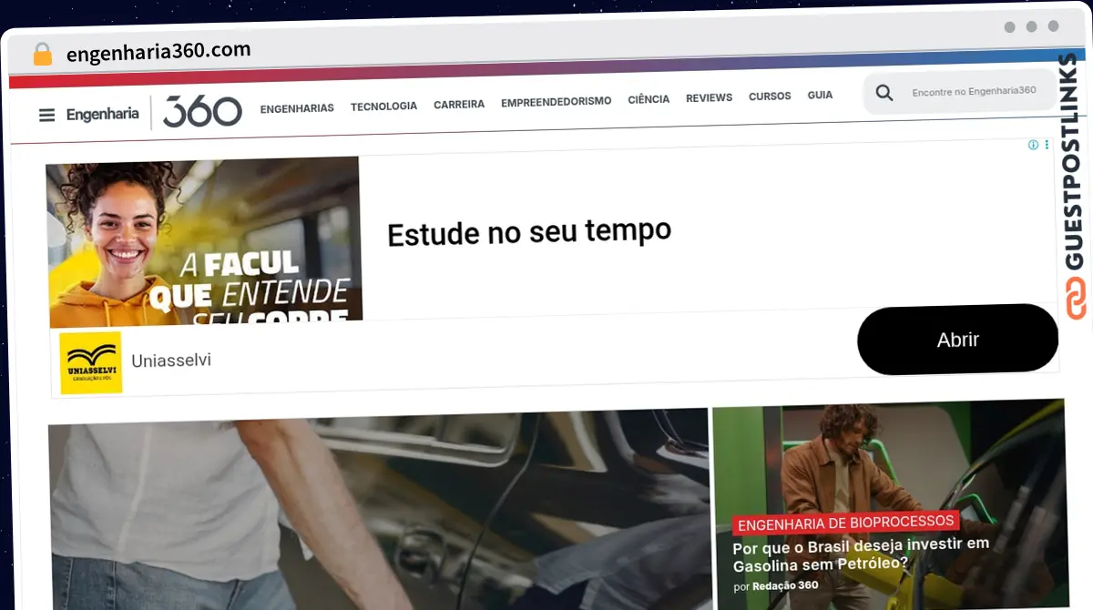 Publish Guest Post on engenharia360.com