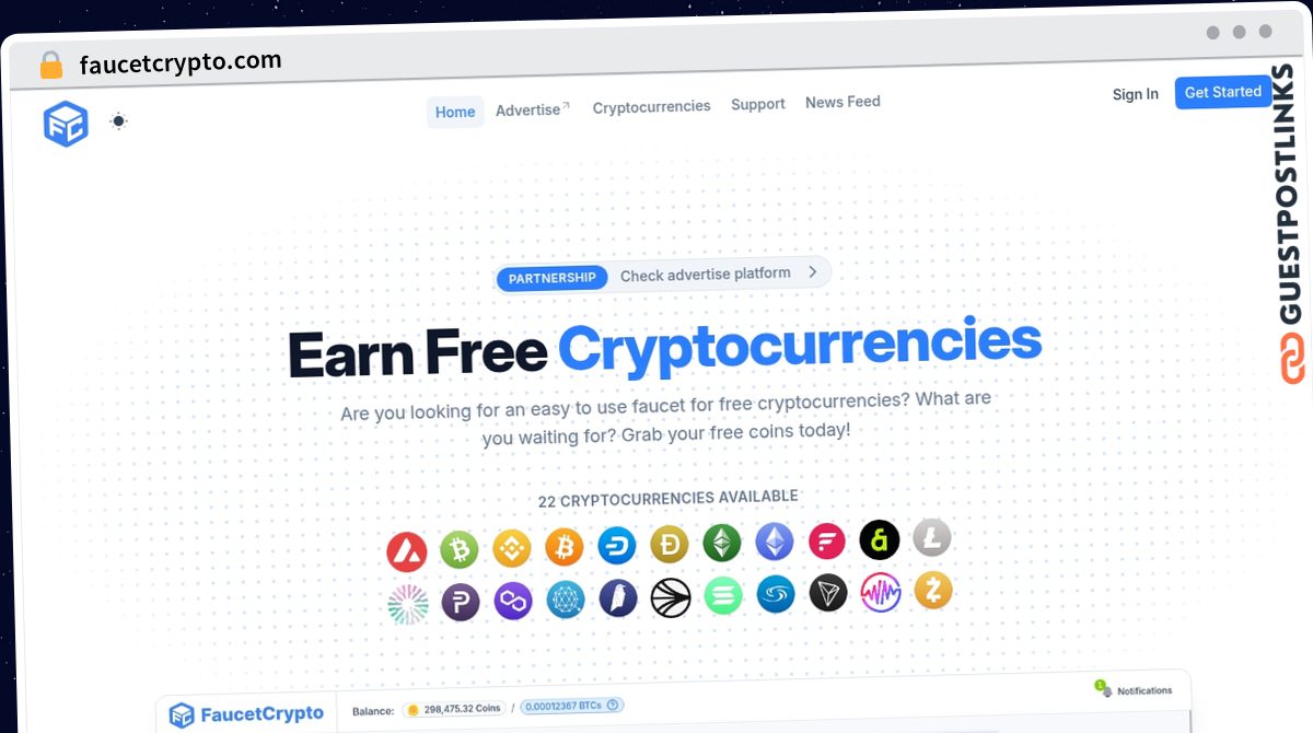 Publish Guest Post on faucetcrypto.com