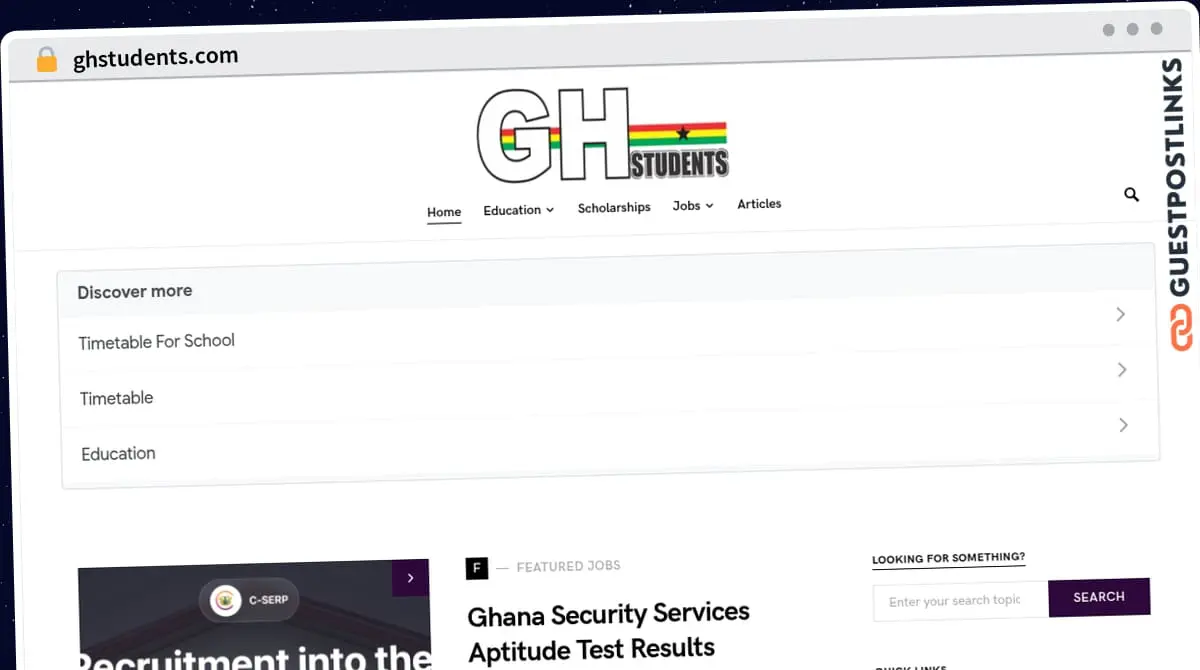 Publish Guest Post on ghstudents.com