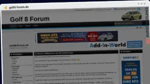 Publish Guest Post on golf8-forum.de