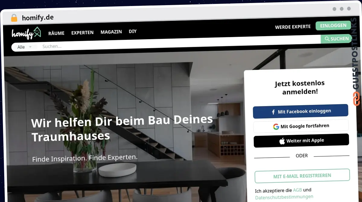 Publish Guest Post on homify.de