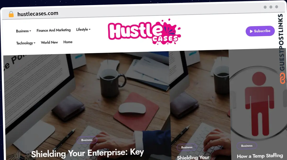 Publish Guest Post on hustlecases.com