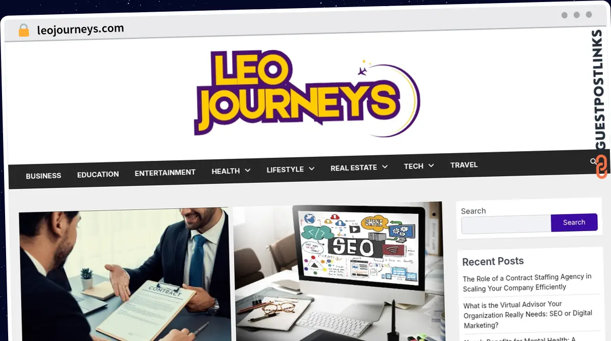 Publish Guest Post on leojourneys.com