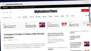 Publish Guest Post on mybusinesstimes.com