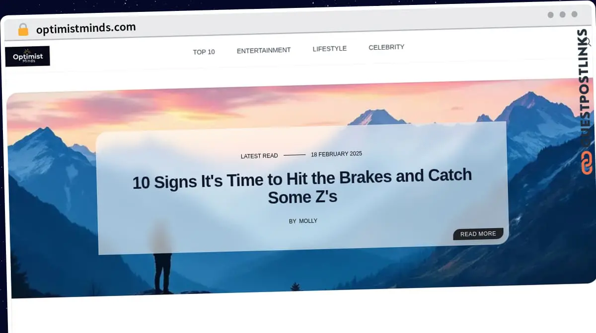 Publish Guest Post on optimistminds.com