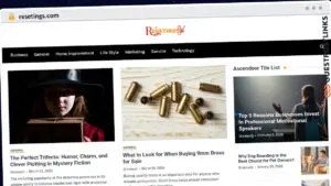 Publish Guest Post on resetings.com