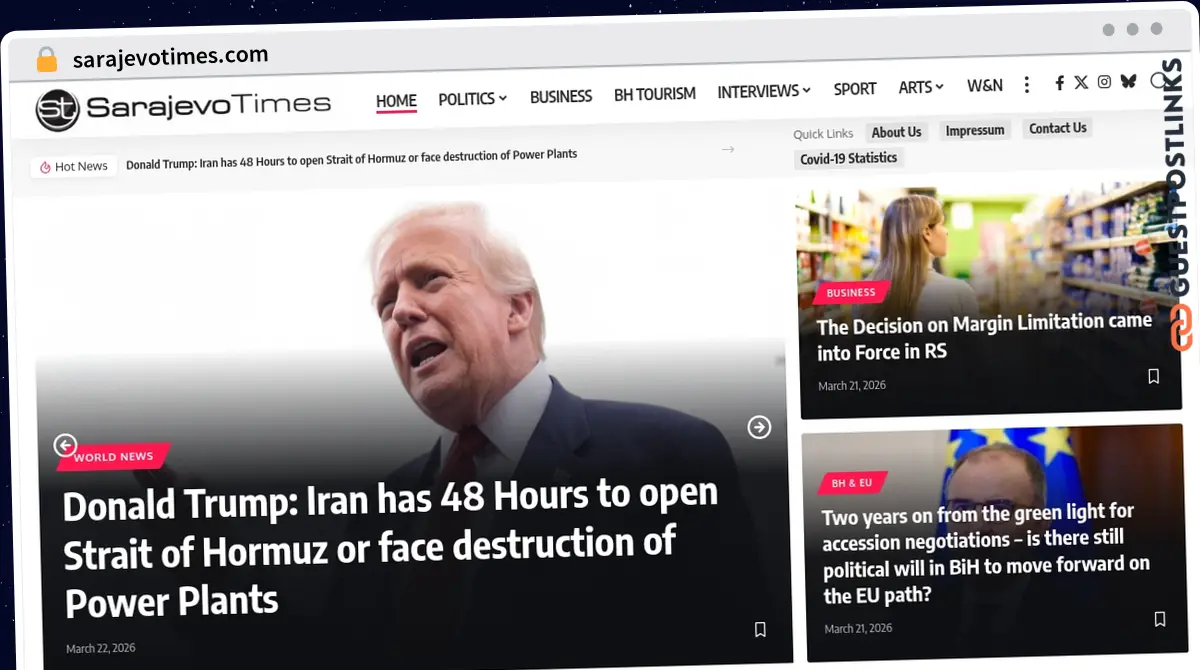 Publish Guest Post on sarajevotimes.com