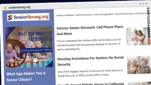 Publish Guest Post on seniorstrong.org