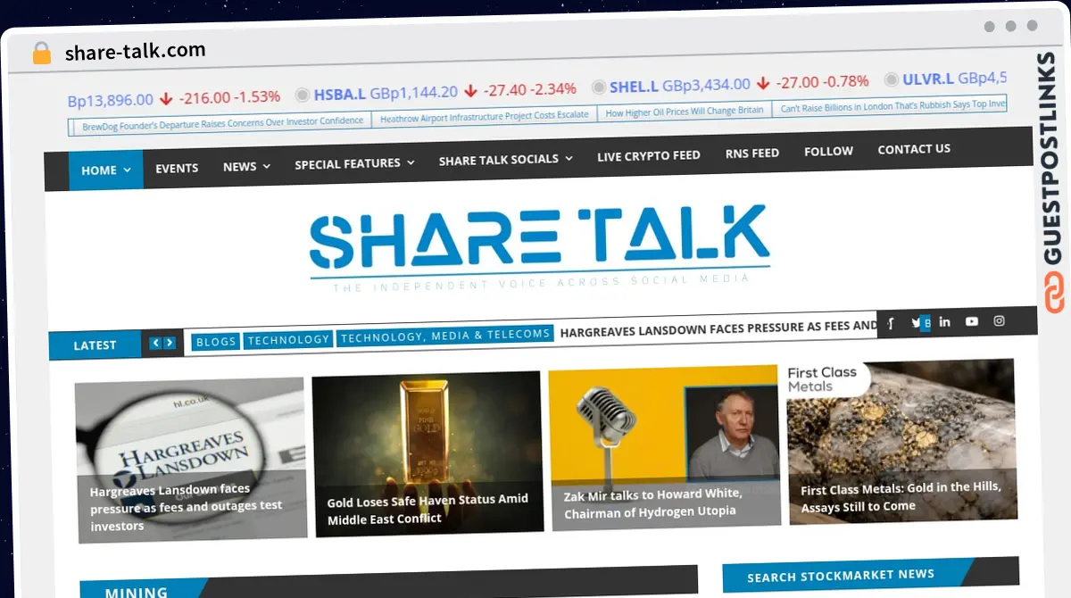 Publish Guest Post on share-talk.com
