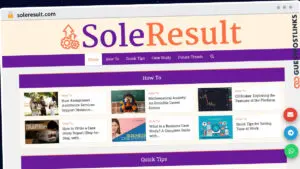 Publish Guest Post on soleresult.com