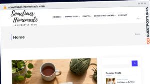 Publish Guest Post on sometimes-homemade.com
