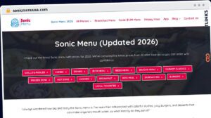 Publish Guest Post on sonicmenuusa.com