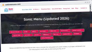 Publish Guest Post on sonicmenuusa.com