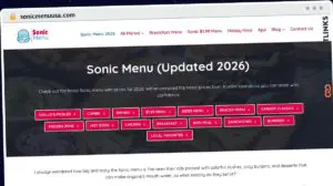 Publish Guest Post on sonicmenuusa.com