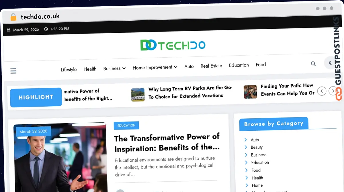 Publish Guest Post on techdo.co.uk
