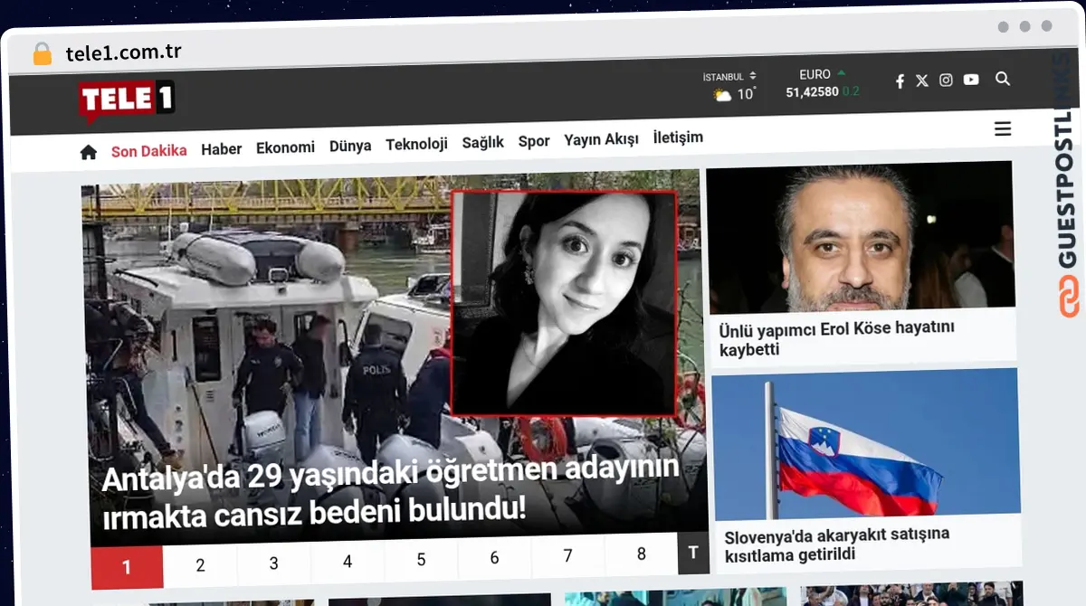 Publish Guest Post on tele1.com.tr