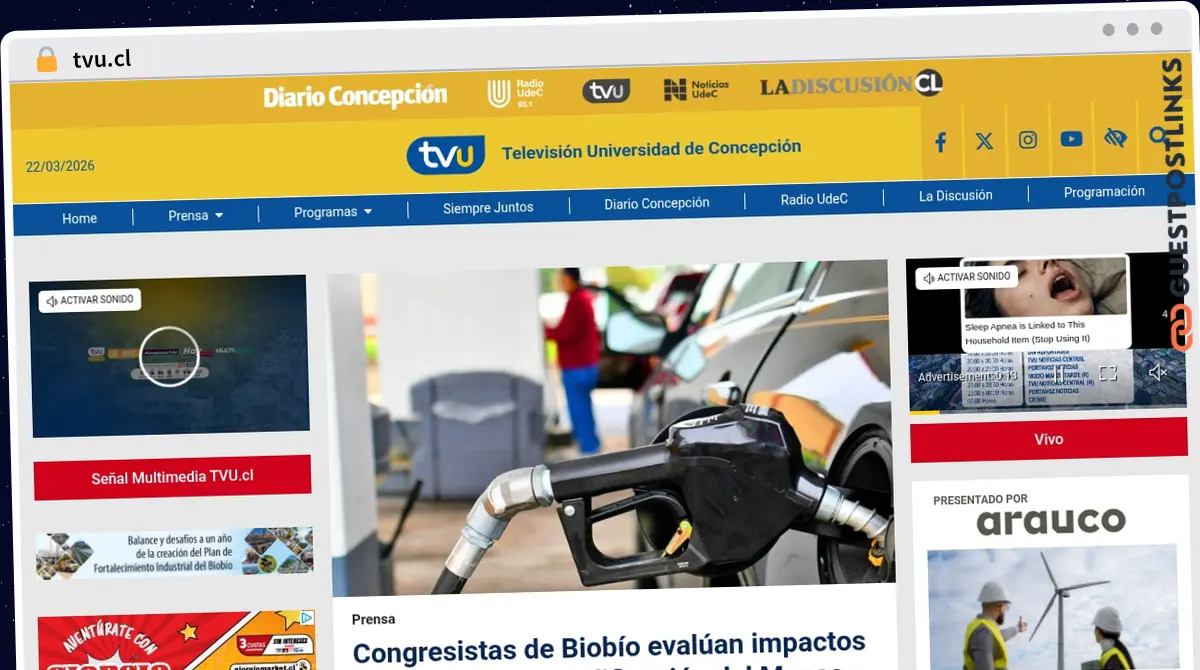 Publish Guest Post on tvu.cl