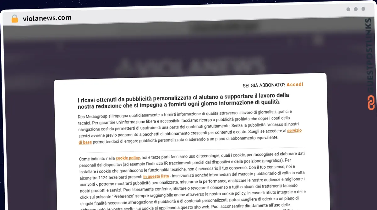 Publish Guest Post on violanews.com