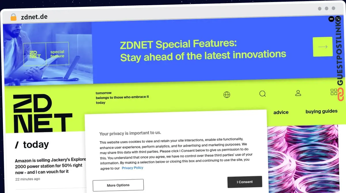 Publish Guest Post on zdnet.de